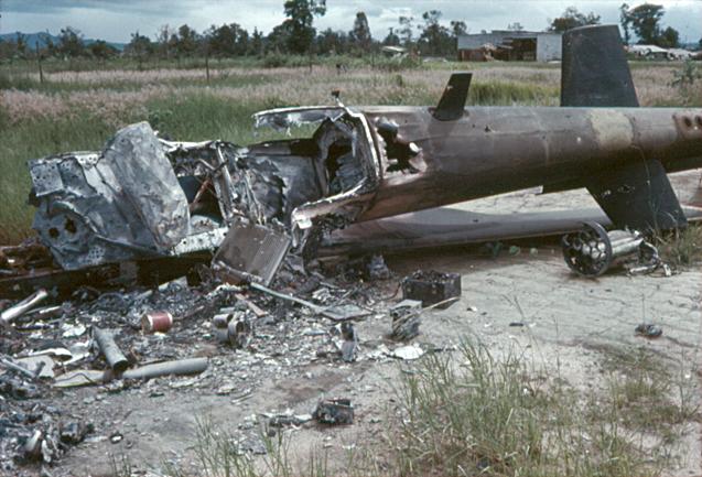 Cobra After Burning At Kontum 