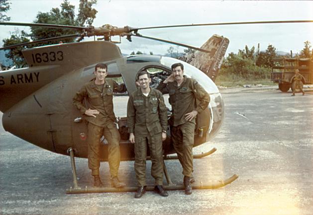 Kontum-June 72 Me, Lt Smith, And Cpt In Scalphunters 